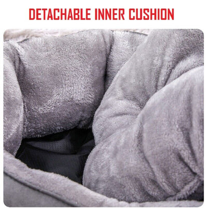 Dog Bed Cat Beds Soft Washable Fleece Puppy Cushion Warm Pet Basket Dog Bed